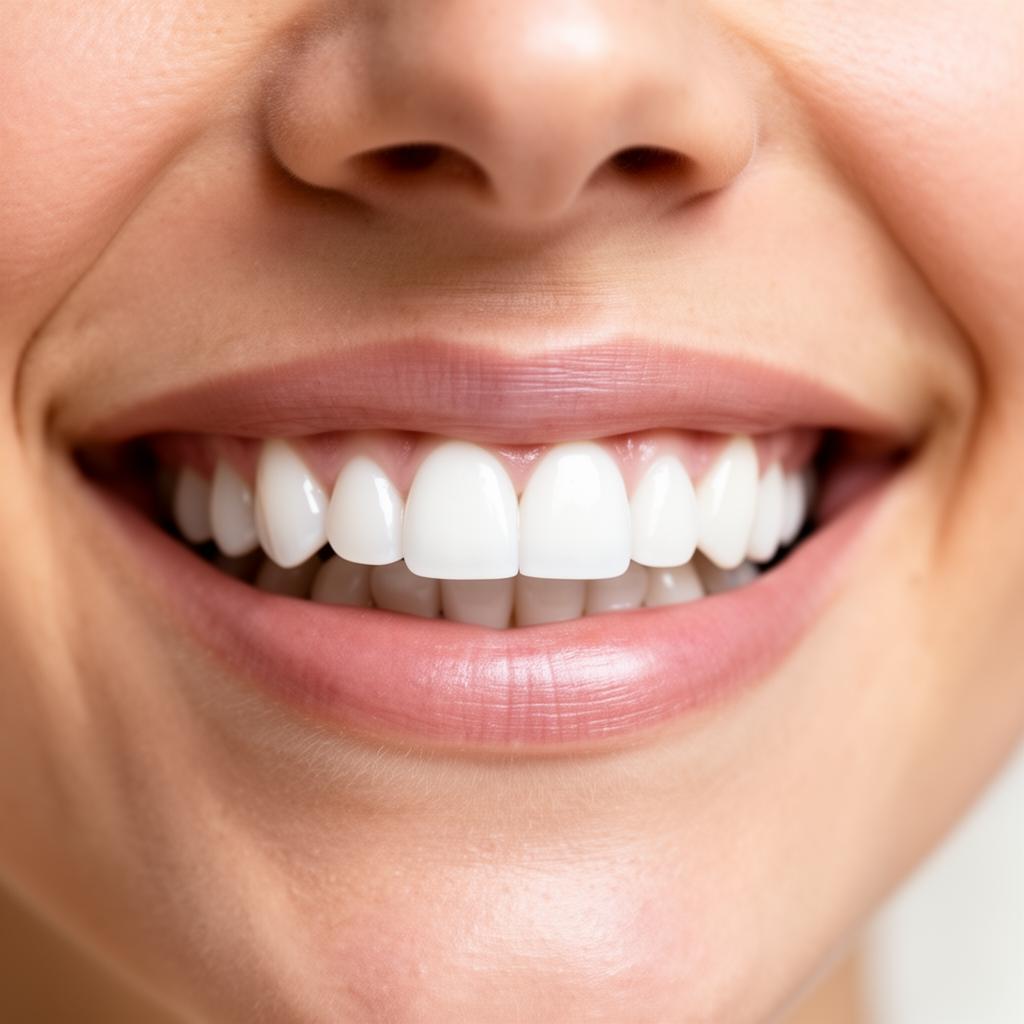 Natural-looking porcelain veneers result