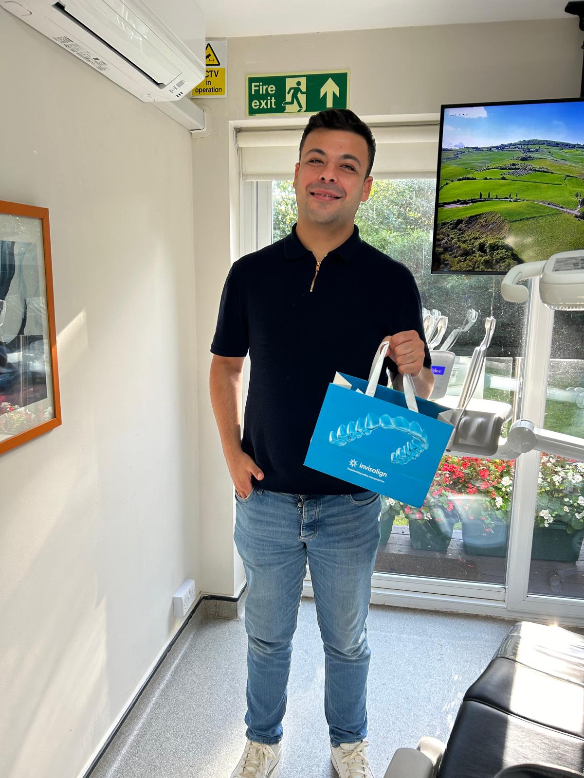Happy Invisalign patient 4 at Confident Smile Shepperton
