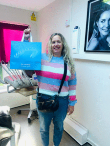 Happy Invisalign patient at Confident Smile Shepperton