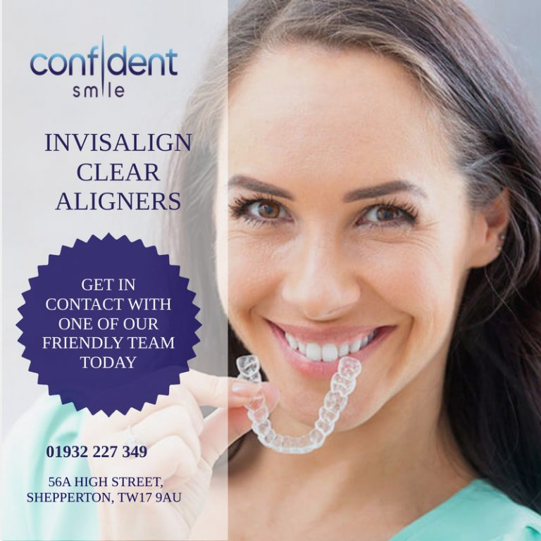 Invisalign clear aligners in Shepperton at Confident Smile Dental Practice