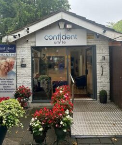 Confident Smile Dental Practice entrance on Shepperton High Street