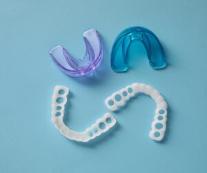 Patient fitted with custom mouthguard in Shepperton at Confident Smile Clinic


